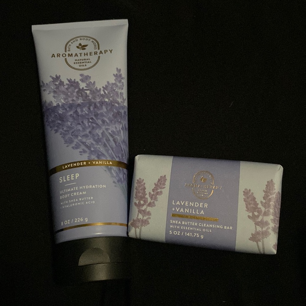 Aromatherapy sleep collection bath and body works